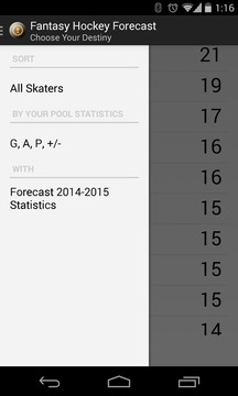 Fantasy Hockey Forecast游戲截圖1