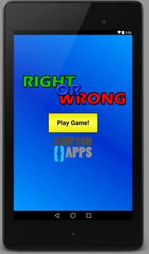 Right or Wrong Free游戲截圖5