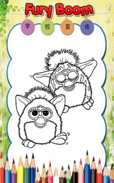 How to color The Furby Bubble Boom游戲截圖2