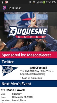 Duquesne University Athletics游戲截圖1