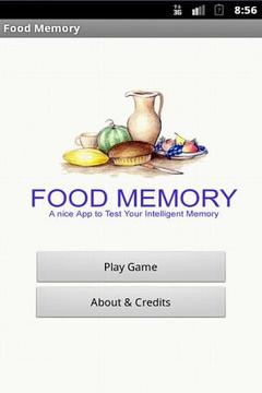 Food Memory Game游戲截圖1