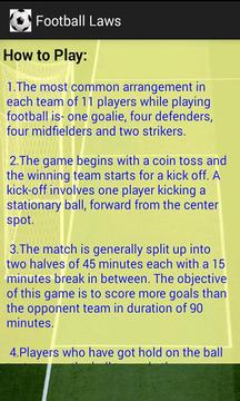 Football Laws游戲截圖3