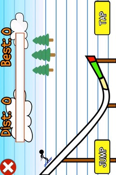 Stick Man Sports Ski Games游戲截圖4