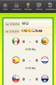 Mundial Brasil 2014 en Espa?ol游戲截圖1