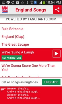 England World Cup Ringtones游戲截圖4