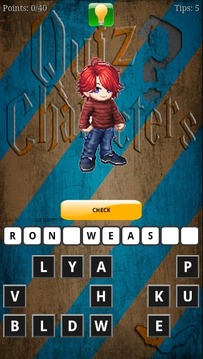 Quiz of Harry Potter Character游戲截圖1