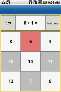 one digit addition游戲截圖1