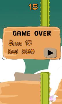 Flappy Pigypigy Fly 1000 +游戲截圖2