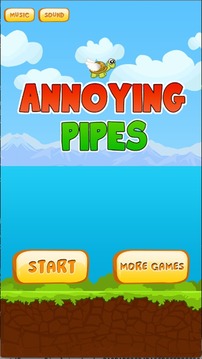 Annoying Pipes - Flying Turtle游戲截圖1