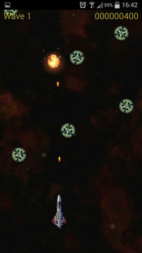 DroidScript Space Shooter DEMO游戲截圖2