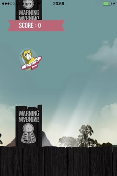 Flappy Monkey - Flying Saucer游戲截圖3