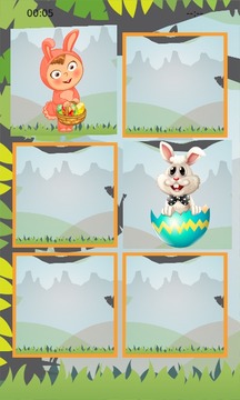 Easter Bunny Memory Puzzle游戲截圖1