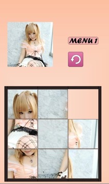 Anime Cosplay Puzzle游戲截圖3