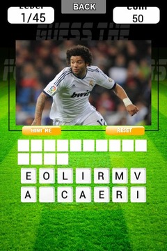 Guess the football players游戲截圖2