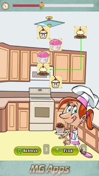 Cupcake Bakery Match游戲截圖4