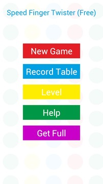 Speed Finger Twister (Free)游戲截圖1