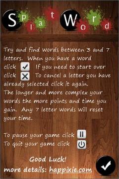 SplatWord Lite游戲截圖2