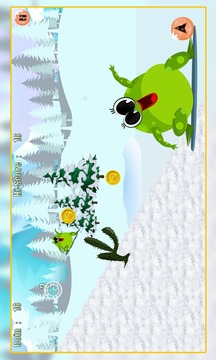 Frogs Can Ski : The Snow Day游戲截圖4