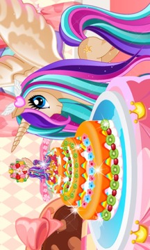 Pony Princess Cake Decoration游戲截圖4