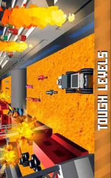 Blocky Monster Truck: Stunts Arena游戲截圖4