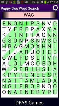 Puppy Dog Word Search游戲截圖4