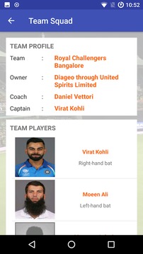 IPL 2018 Live Scores and Schedules游戲截圖5