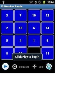 15 Number Puzzle游戲截圖1