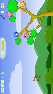 Angry Owls - Bow & Arrow游戲截圖2