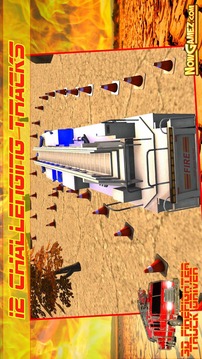 3D Firefighter Truck Driver F.游戲截圖3