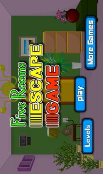 Five Rooms Escape Game游戲截圖1