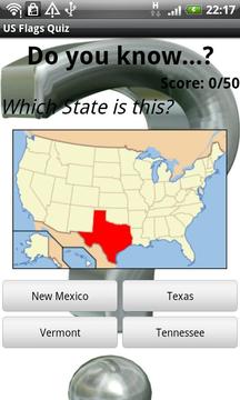 US States Game!游戏截图2