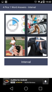 Answers for 4 Pics 1 Word游戲截圖2