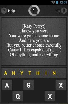 Katy Perry Guess Song游戲截圖2
