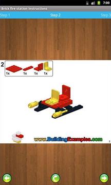 Lego fire station instructions游戲截圖2