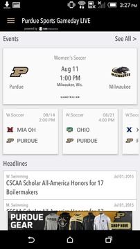 PurdueSports.com Gameday LIVE游戲截圖1