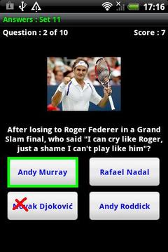 Tennis Quiz Game游戲截圖5