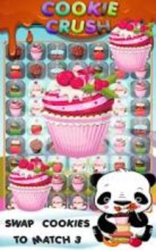 CupCake Crush : Free Cookie Cake Jam Game游戲截圖3