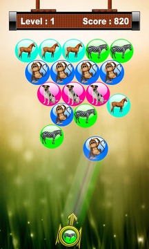 Angry Animal Bubble Shooter游戲截圖1