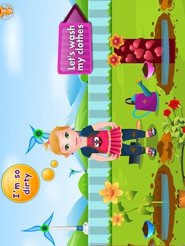 Baby Juliet Washing Clothes游戲截圖3