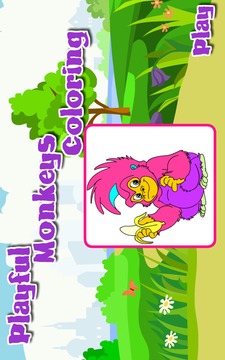 Coloring Playful Monkeys游戲截圖4