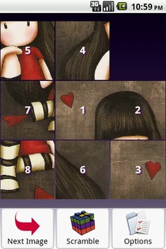 Gorgeous Dolls Puzzle游戲截圖2