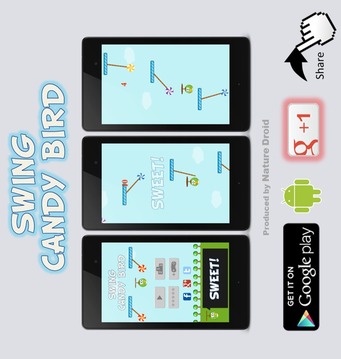 Swing Candy Bird游戲截圖1