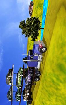 US Army Offroad Trailer Truck Transport Simulator游戲截圖4