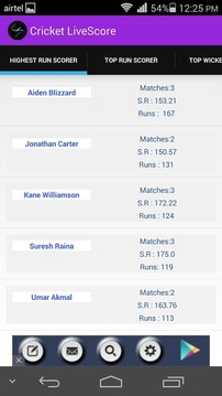 World Cup Livescore Cricket游戲截圖2