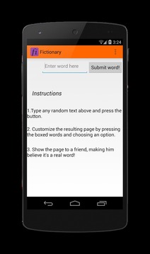 Fictionary - a fake dictionary游戲截圖1