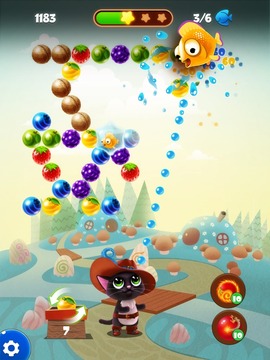 Fruity Cat - bubble shooter游戲截圖5