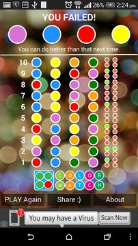Color Match - Mastermind游戲截圖4