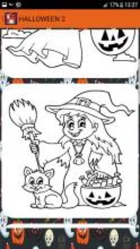 Happy Halloween Coloring Book游戲截圖5