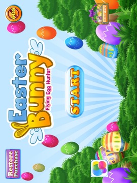 Easter Bunny Flying Egg Hunter游戲截圖4