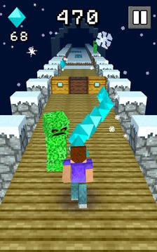 Creeper Run: Frozen Nights游戲截圖4